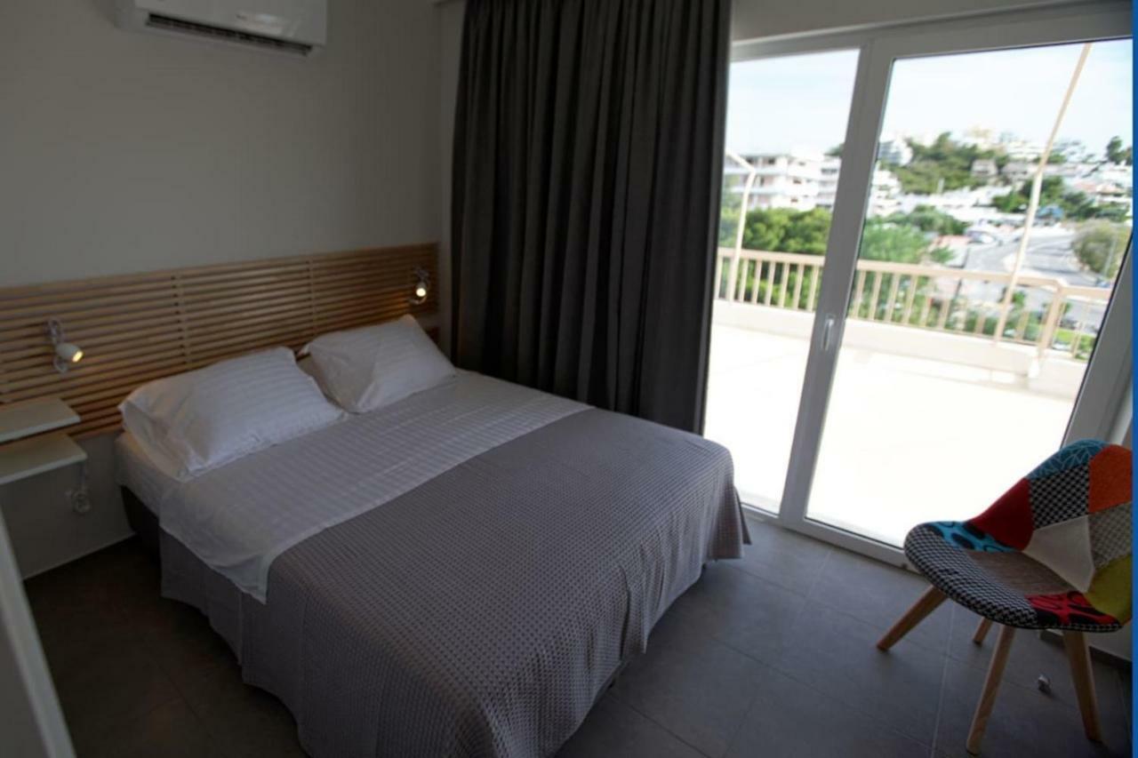 Seaside Renovated Top Floor Apartment Saronida Ngoại thất bức ảnh